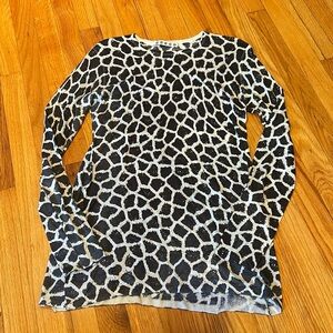 Kokun Women’s Patterned Long Sleeve Tee Size Large